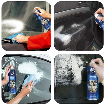 Kraftvolles 650 ml Schaumreinigerspray für die Tiefreinigung von Autoleder und multifunktional