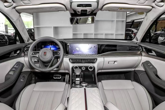 185kW Maximalleistung HongQi H9 beliebtes chinesisches Auto mit Linkslenker und Kraftstoffleistung