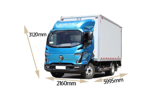 2024 Feidie Cars EW5 3-Sitzer Elektro-Van 8T Lkw mit Ledersitzen und 290 km Reichweite