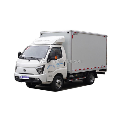 Erschwinglicher 3,5 Tonnen Box-Typ Kleiner rein elektrischer Lkw mit einer Box Weiß 4010*1850*1650
