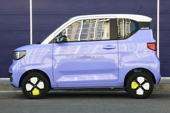 120-170Km Kreuzfahrt Reichweite Wuling Mini Elektroauto mit 3-Tür 4-Sitzer Karosserie Struktur