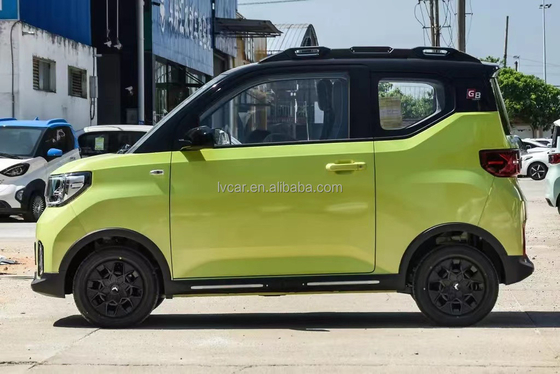 120-170Km Kreuzfahrt Reichweite Wuling Mini Elektroauto mit 3-Tür 4-Sitzer Karosserie Struktur