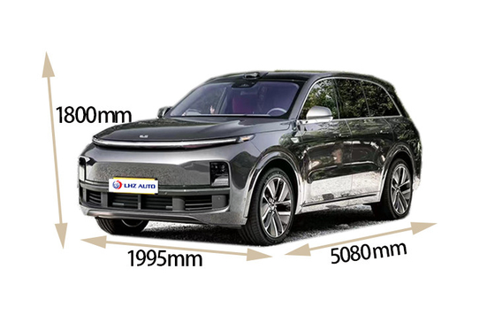 Silber Li Xiang L8 MAX Elektroauto Mehrzwecklenker Panorama-Sonnendach